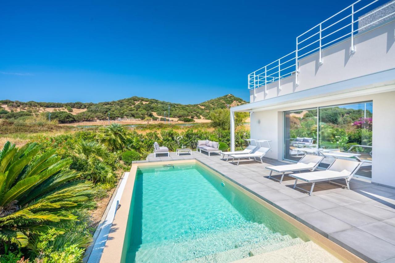 Villa Kosmos - Piscina E Giardino - Villasimius Eksteriør billede