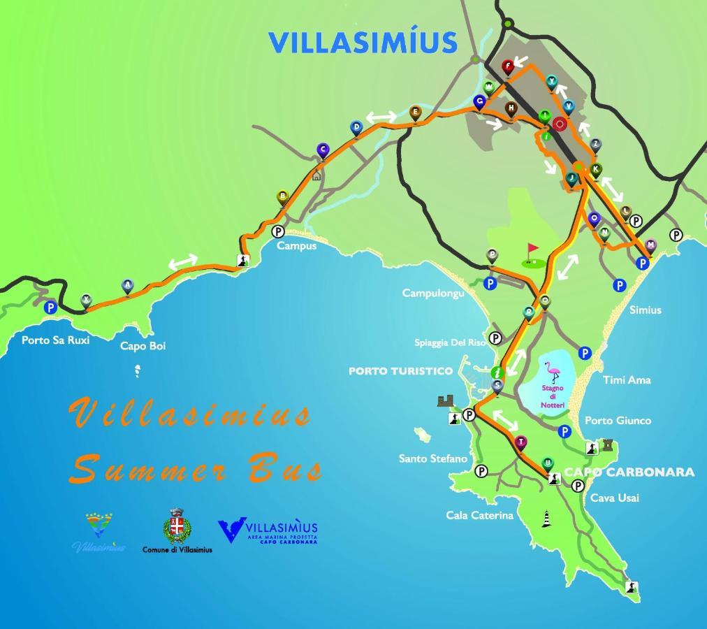 Villa Kosmos - Piscina E Giardino - Villasimius Eksteriør billede